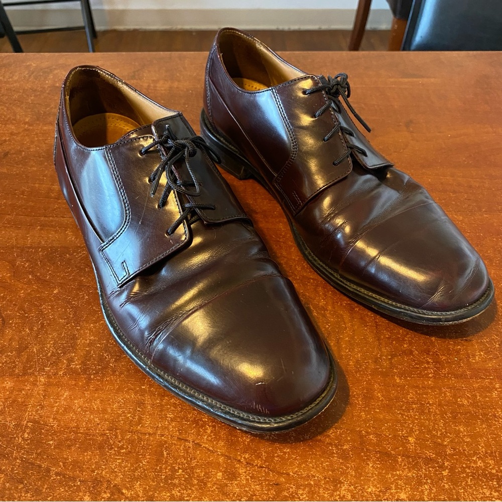 Bostonian Men’s Size 10 Leather Lace Up Dress Shoes 25039